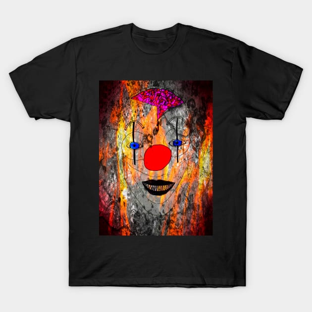 Freaky Clown2 T-Shirt by LukeMargetts